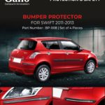 BP-008 Bumper Protector Silver Line Swift 2011-2013