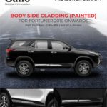 GBS-005 Fortuner _Body Side Cladding Painted _Poster