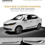 GBS-012 Side Body Cladding (Painted) Tigor 2016 Onwards