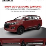 GCS-007 Side Body Cladding (Chrome) Innova Crysta 2016 Onwards