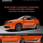 GCS-008 Side Body Cladding (Chrome) Baleno 2015 Onwards