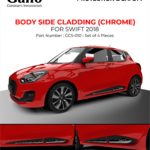 GCS-010 Side Body Cladding (Chrome) Swift 2018