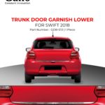 GDB-013 Trunk Door Garnish Lower Swift 2018