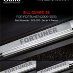 GFS-070 Designer Foot Step Fortuner 2009-2015