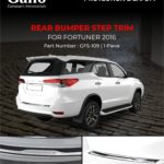 GFS-109 Rear Bumper Step Trim Fortuner 2017