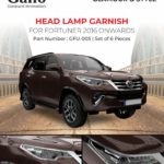 GFU-005 Head Lamp Garnish Fortuner 2016