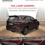 GFU-006 Tail Lamp Garnish Fortuner 2016