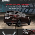 GFU-012 Licence Plate Garnish Fortuner 2016