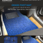 GGM-001 BL Grass Foot Mat Blue-Black