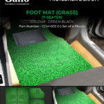 GGM-002 G Grass Foot Mat Green-Black