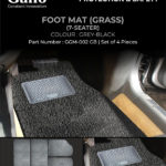 GGM-002 GB Grass Foot Mat Grey-Black