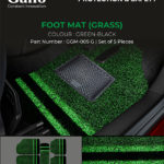 GGM-005 G Grass Foot Mat Green-Black Strip