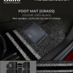 GGM-005 GB Grass Foot Mat Grey-Black Strip