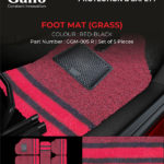 GGM-005 R Grass Foot Mat Red-Black Strip