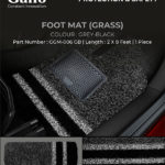 GGM-006 GB Grass Foot Mat Grey-Black Strip