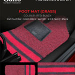 GGM-006 R Grass Foot Mat Red-Black Strip