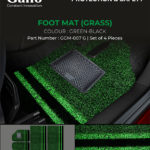 GGM-007 G Grass Foot Mat Green Black Strip