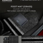 GGM-007 GB Grass Foot Mat Grey-Black Strip