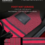 GGM-007 R Grass Foot Mat Red-Black Strip