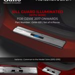 GKW-031 Scuff Plate DZIRE NEW 2017 Onwards