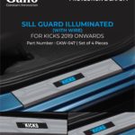 GKW-047 Sill Guard Illuminated with Wire Kicks 2019 Onwards