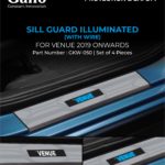 GKW-050 Sill Guard Illuminated with Wire Venue 2019 Onwards