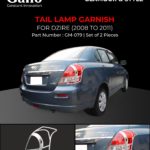 GM-079 TAIL LIGHT COVER DZIRE 2015