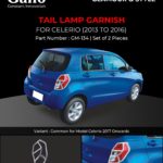 GM-134 Tail Light Cover Celerio 2013-2016