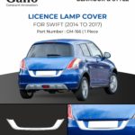 GM-166 Licence Lamp Cover Swift 2011