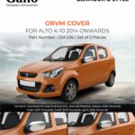 GM-236 ORVM Cover Alto K-10 2014 Onwards