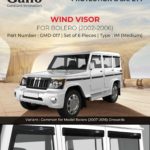 GMD-017 Wind Visor Bolero 6 Pcs. 2002-2006