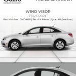 GMD-060 Door Visor Cruze