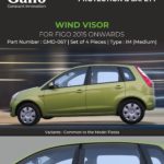 GMD-067 Wind Visor Figo 2015 Onwards