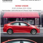 GMD-079 Wind Visor Verna 2011-2016