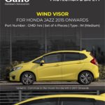 GMD-144 Wind Visor Honda Jazz 2015 Onwards
