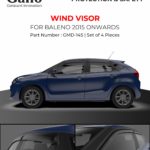 GMD-145 Wind Visor Baleno 2015 Onwards
