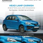 GQ-048 Head Lamp Garnish Etios Liva 2011 Onwards