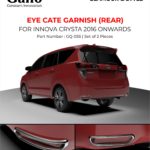 GQ-055 Rear Eye Cate Cover Innova Crysta 2016 onwards
