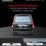 GS-005 Licence Lamp Cover Scorpio