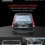 GS-036 Licence Lamp Cover Scorpio