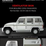 GS-041 Ventilator Cover Bolero 2016 Onwards