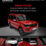 GS-053 Mirror Cover Scorpio 2014-2016