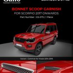 GS-075 Bonnet Scoop Cover 2017 Onwards