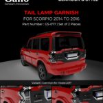 GS-077 Tail Light Cover Scorpio 2014-2016