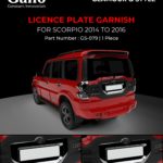 GS-079 Licence Lamp Cover Scorpio 2014-2016