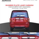 GS-118 Number Plate Scorpio 2017