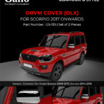 GS-135 Mirror Cover DLX Scorpio 2017 Onwards