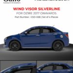 GSD-028 Silver Line Wind Visor Dzire 2017