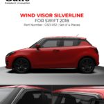 GSD-052 Wind Visor Silver Line Swift 2018