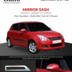 GUM-002 Mirror Sash Swift 2005-2010